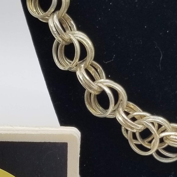 Silver Plated Picenes Necklace - Picture 3 of 11